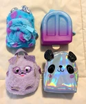 Lot Of 5 Moose "real Littles" & Others Mini Backpacks/bag Clips (empty) Vguc! Used. Price: $7.49.