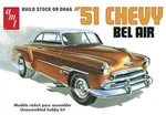 Amt 1951 Chevy Bel Air 1/25 Scale Model Kit Used Very Good Toy. Price: $26.99.