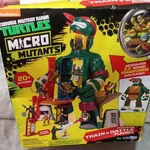 Teenage Ninja Turtles Micro Mutants Raph's Train & Battle Playset New Nib Used. Price: $45.00.