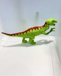 Chap Mei City Green Dinosaur Lights And Sound 8" Length Used. Price: $5.00.