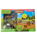 Schleich Rodeo Show 42-PIECE Playset Cowboy Toys Cowgirl New 42679. Price: $78.99.