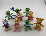 9 Disney Jn. Muppet Babies Playroom Figures - Kermit Piggy Fozzie Gonzo Animal Used. Price: $13.99.