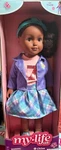 My Life As Chloe Posable 18 Inch Doll, Dk Brunette Hair, Brown Eyes New. Price: $27.00.