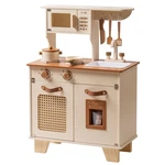 Robud Kids Kitchen Playset Mocha Montessori Wooden Ice Dispenser New. Price: $110.06.