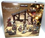 Kirkland Signature Hand-painted 13 Piece Lrge Creche De Noel Nativity Set 739800 New. Price: $139.96.