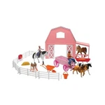 New-ray Toys Barnyard With Wagon And Horses Play Set Pink SS-05786. Price: $55.98.