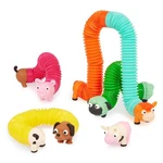 Li'l Barn Buddies 5 Sensory Farm Animal Tubes, Toddler And Preschool Toys New. Price: $19.14.