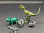 Mattel Jurassic Park 93 Collection Triceratops Dilophosaurus From Glider Escape New. Price: $10.61.