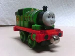 Thomas And Friends Take Along Dirty Tired Coal Dust Percy Diecast Metal 2004 Used. Price: $25.00.