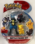 Pokemon Battle Figure Lucario Zorua Pikachu Jazwares New Sealed. Price: $17.98.