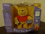 Fisher Price Nib Disney Winnie The Pooh Know Your Name Interactive Stuffed Bear New. Price: $249.95.