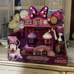 Disney Minnie Mouse Rise & Shine Bowrista Play Toy Coffee Electronic Set New. Price: $40.00.