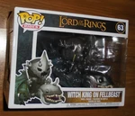 Pop! Rides #63 Lord Of The Rings Witch King On Fellbeast Funko 2019 New. Price: $40.00.