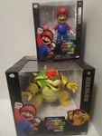 Fire Breathing Bowser & Mario Figures Super Bros. Movie Jakks Pacific New. Price: $58.00.