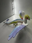 Schleich Bayala Rainbow Dragon 70728 9.5" Long Multicolored Figurine Used. Price: $8.00.
