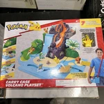 New Pokemon Kids Gift Carry Case Volcano Playset With Figure. Price: $24.99.
