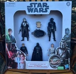 Star Wars Mandalorian Set 6 Action Figures Hasbro Grogu Vader Luke Trooper New. Price: $15.99.