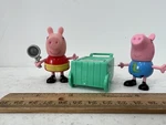 Peppa Pig Ice Cream Time Playset Figures And George Jazwares Used. Price: $8.99.