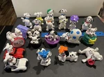 Disney 101 Dalmatians, 20 Piece Figures As Pictured Used. Price: $26.00.