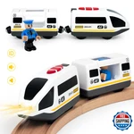 City Battery Operated Train For Wooden Track Electric Locomotive Set New. Price: $32.41.