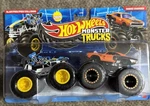 Hot Wheels Monster Trucks 2 Pack Slam Prix & Dodger Charger 1:64 Scale New. Price: $12.00.