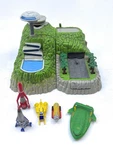 2004 Thunderbirds Dx Tracy Island Bandai Play-set 5 Vehicles Used. Price: $74.99.