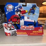 Paw Patrol Fire Rescue - Chase Vehicle With Bullet Drop And Dog New. Price: $23.99.