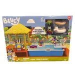 Bluey Pool Time Playset 13065 2.1 Inch Floaties Mini Moose New. Price: $19.99.