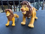 Vintage Mattel 1994 Disney Lion King Fighting Action Simba Figure Toys Used. Price: $15.00.