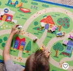 Blues Clues Blue's Play Rug Set Figures Josh Orange Kitty New Mellisa Doug Used. Price: $29.99.