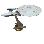 Vintage Star Trek NCC-1701-D Enterprise Playmates Ship Sound No Lights Used. Price: $29.95.