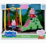 Peppa Pig Park With George Dinosaur Slide Swing Playground Jazwares New. Price: $16.99.