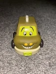 B. Toys Taxi Cab Car Smiling Face Toddler Push Vehicle Battat Wheeee-ls Used. Price: $8.99.