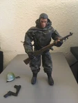 Vintage 1996 Hasbro G.i. Action Figure 32901 Commando Uniform Used. Price: $15.00.