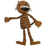 Jakks Petey Cat Figure Dog Man Movie Dreamworks Orange Black Striped Kitty 5" Used. Price: $10.65.