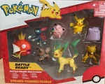 Pok Mon Battle Figures 8 Pack Pikachu Jigglypuff Rockruff Abra Sneasel Leafeon + New. Price: $27.00.