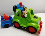 Disney Mickey Minnie Safari Jeep Dinosaur Talking Vehicle Playset Toy Used. Price: $21.99.